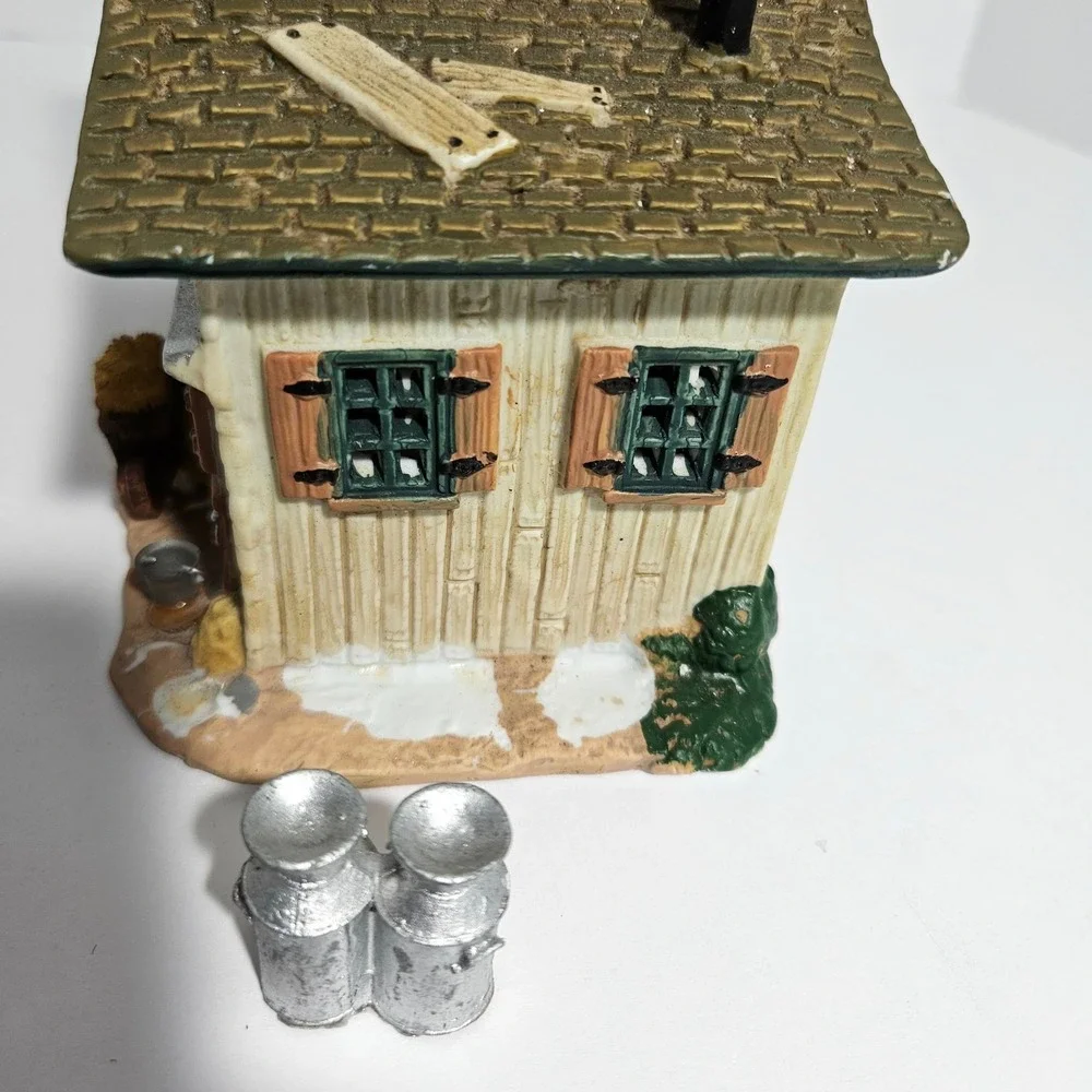 Lemax Harvest Crossing Bluebird Acres Lighted Buildings Set of 2 Farmhouse 75569